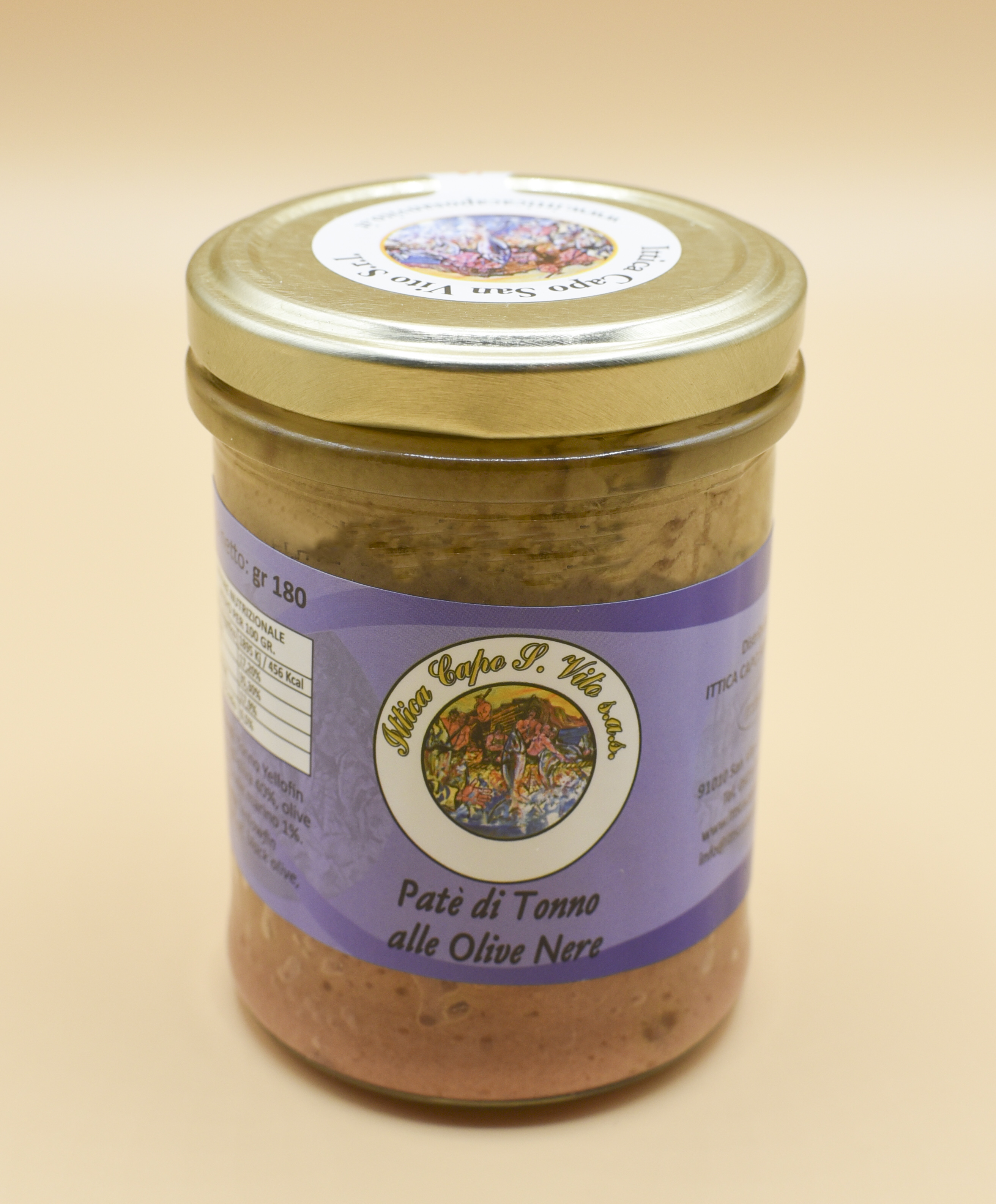 Pat di Tonno alle olive nere gr. 180