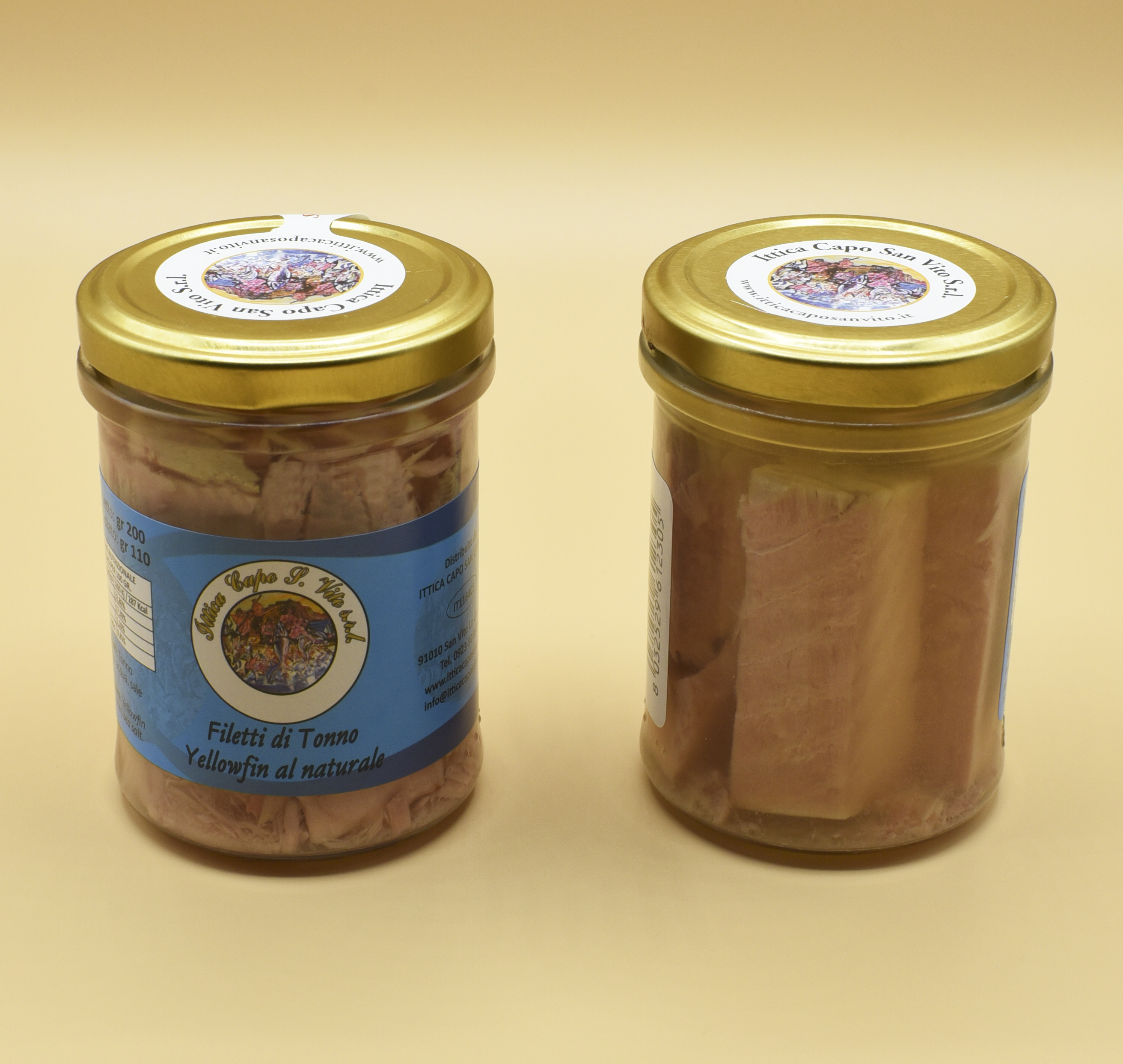 Filetti di Tonno Yellowfin al naturale gr. 200