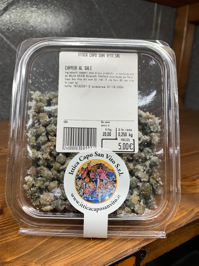 Capperi al sale gr. 250